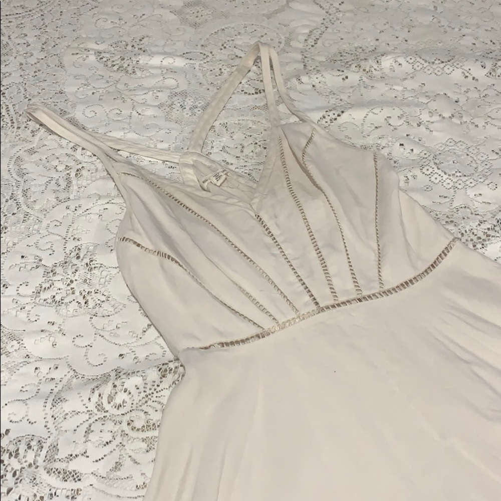 Off white night out dress